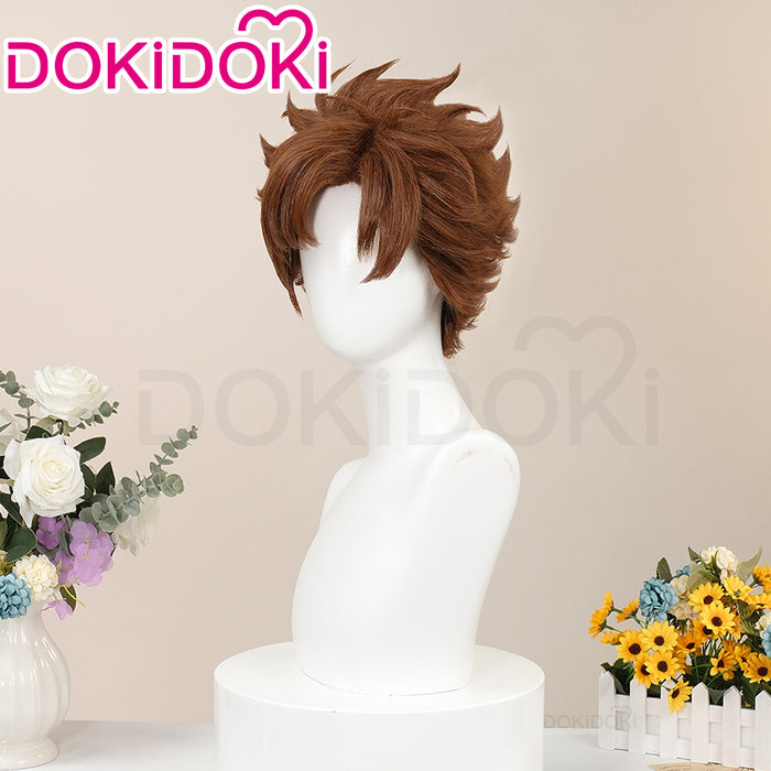【Ready For Ship】DokiDoki Anime BUCCHIGIRI？！Cosplay Asamine Matakara Wig Short Straight Brown Hair