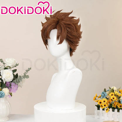【Ready For Ship】DokiDoki Anime BUCCHIGIRI？！Cosplay Asamine Matakara Wig Short Straight Brown Hair