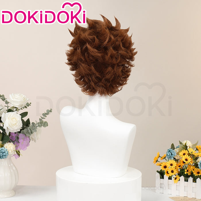 【Ready For Ship】DokiDoki Anime BUCCHIGIRI？！Cosplay Asamine Matakara Wig Short Straight Brown Hair