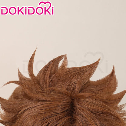 【Ready For Ship】DokiDoki Anime BUCCHIGIRI？！Cosplay Asamine Matakara Wig Short Straight Brown Hair