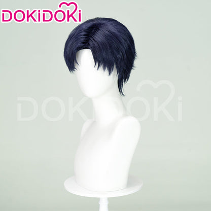 【Ready For Ship】DokiDoki Anime Card Captor Sakura Cosplay Hiragizawa Eriol Wig Short Straight Blue Hair