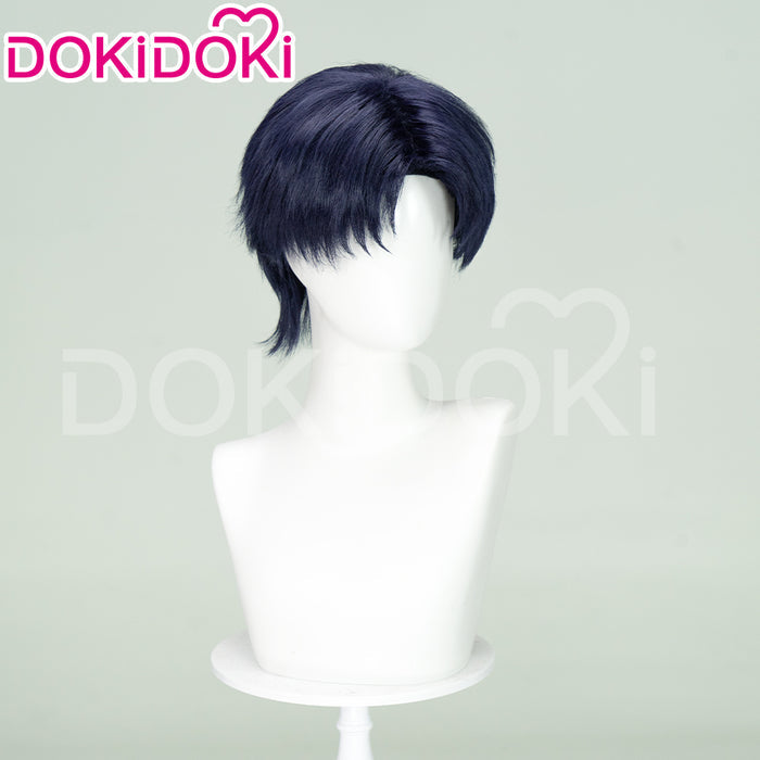 【Ready For Ship】DokiDoki Anime Card Captor Sakura Cosplay Hiragizawa Eriol Wig Short Straight Blue Hair