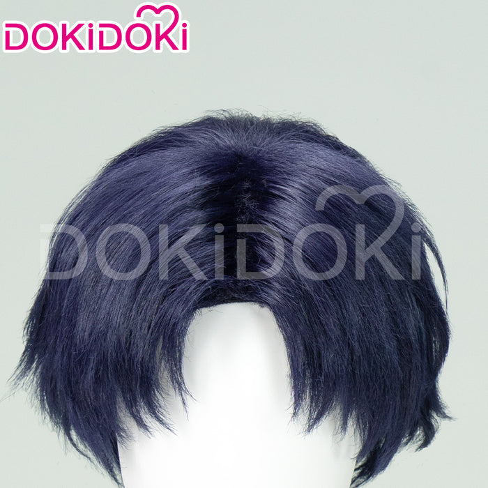 【Ready For Ship】DokiDoki Anime Card Captor Sakura Cosplay Hiragizawa Eriol Wig Short Straight Blue Hair