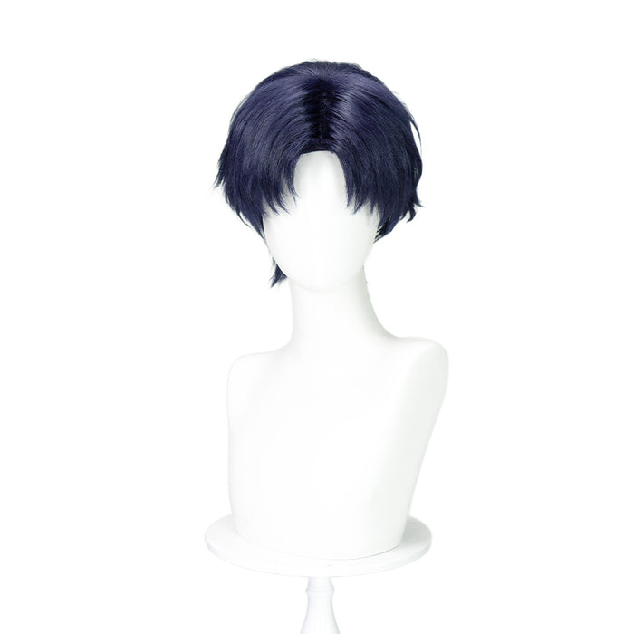 【Ready For Ship】DokiDoki Anime Card Captor Sakura Cosplay Hiragizawa Eriol Wig Short Straight Blue Hair