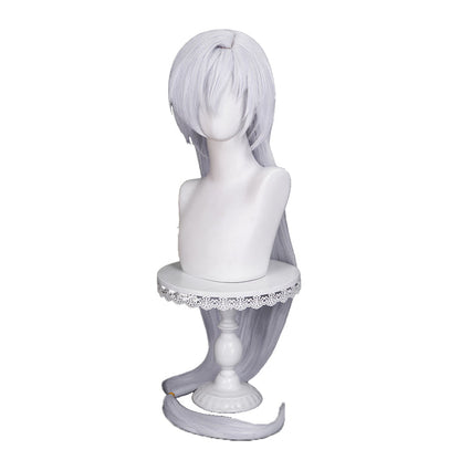 【Ready For Ship】DokiDoki Anime Card Captor Sakura Cosplay Yue Yukito Tsukishiro Wig Long Straight White Hair