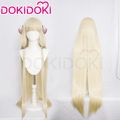 【Ready For Ship】DokiDoki Anime Chobits Cosplay Chi Wig Long Straight White Hair