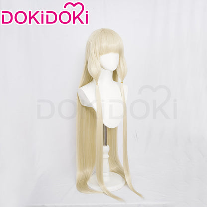 【Ready For Ship】DokiDoki Anime Chobits Cosplay Chi Wig Long Straight White Hair