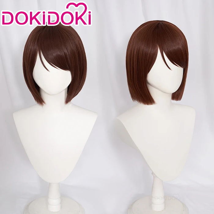 【Ready For Ship】DokiDoki Anime Cosplay Cosplay Wig Short Straight Brown Hair