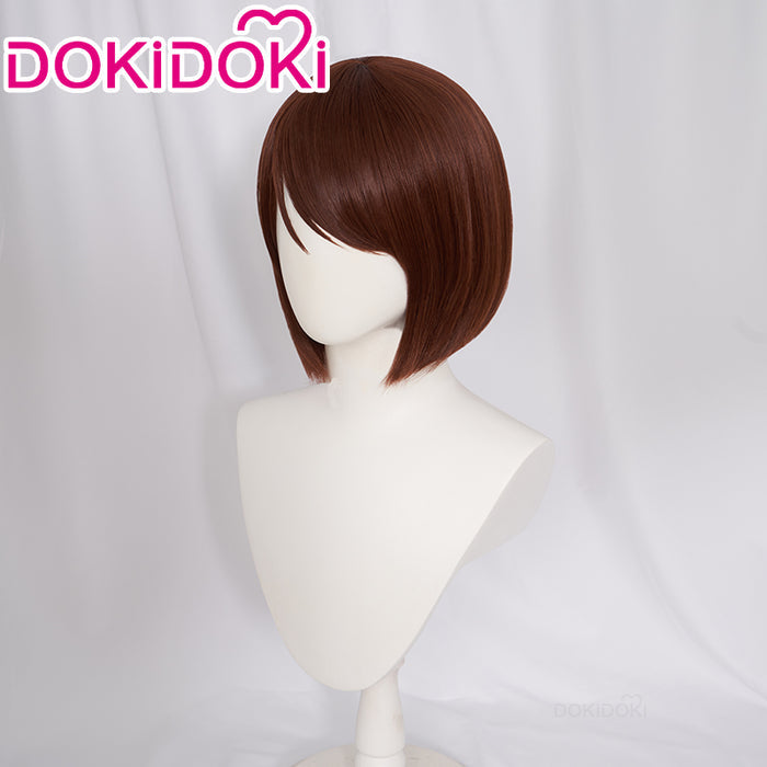 【Ready For Ship】DokiDoki Anime Cosplay Cosplay Wig Short Straight Brown Hair