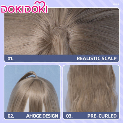 【Ready For Ship】DokiDoki Anime Cosplay Wig Long Light Brown Straight Hair