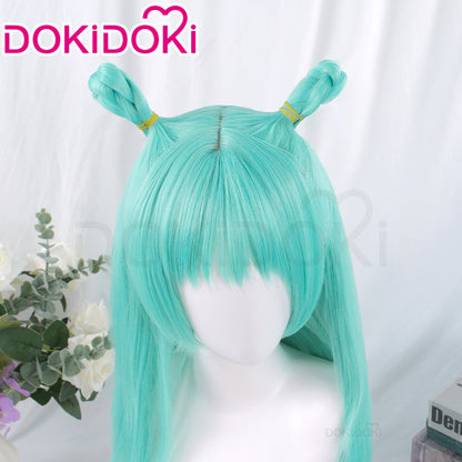 【Ready For Ship】Dokidoki Anime Cosplay Wig Long Straight Green Hair Meimei