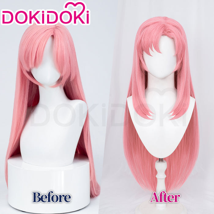 【Ready For Ship】DokiDoki Anime Cosplay Wig Long Straight Pink Hair
