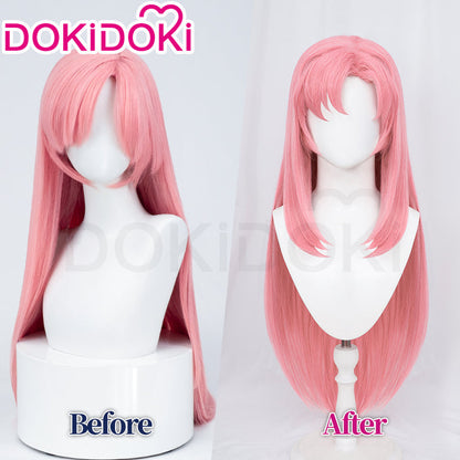 【Ready For Ship】DokiDoki Anime Cosplay Wig Long Straight Pink Hair