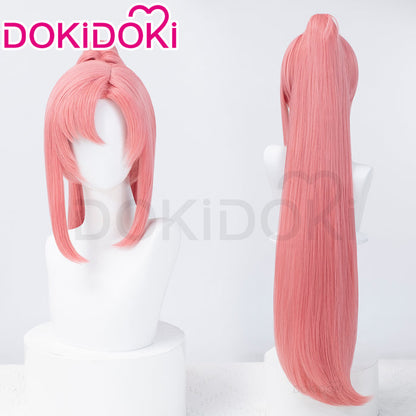 【Ready For Ship】DokiDoki Anime Cosplay Wig Long Straight Pink Hair