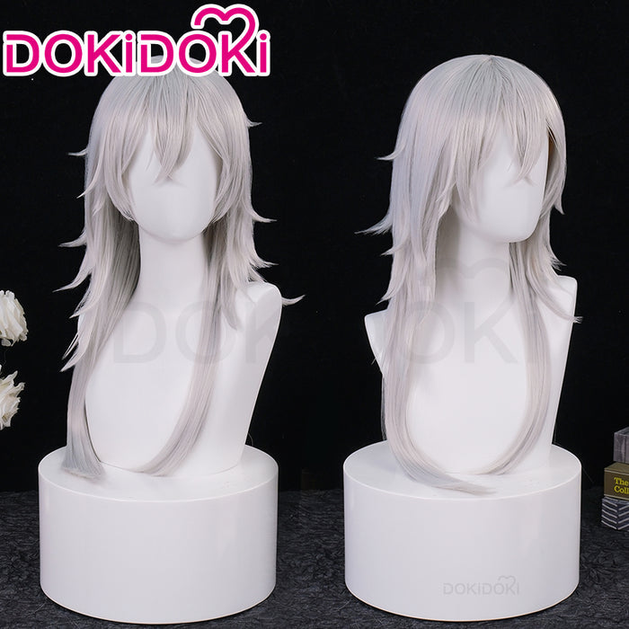【Ready For Ship】DokiDoki Anime Cosplay Wig Long Straight Silver Hair