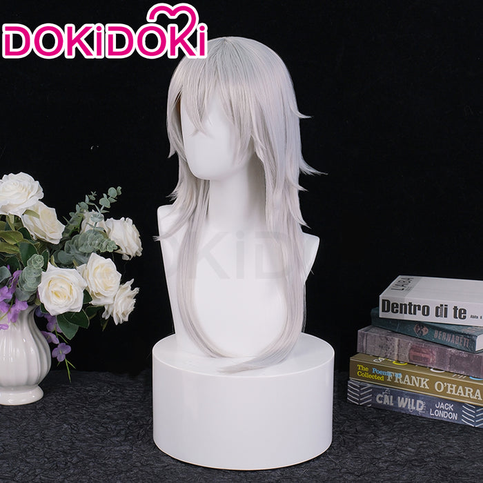 【Ready For Ship】DokiDoki Anime Cosplay Wig Long Straight Silver Hair