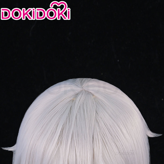 【Ready For Ship】DokiDoki Anime Cosplay Wig Long Straight Silver Hair