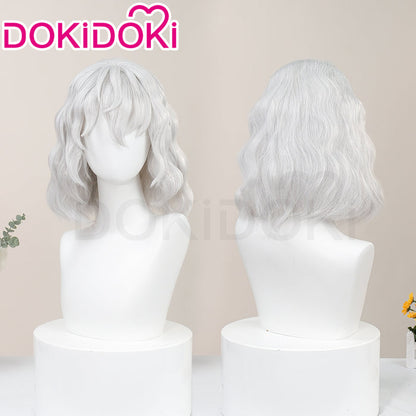 【Ready For Ship】DokiDoki Anime Cosplay Wig Long Straight White Hair