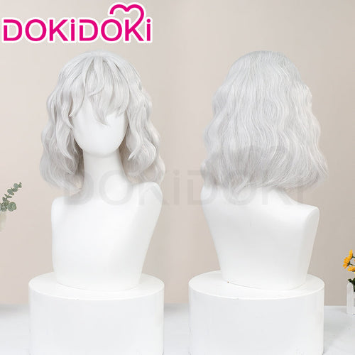 【Ready For Ship】DokiDoki Anime Cosplay Wig Long Straight White Hair