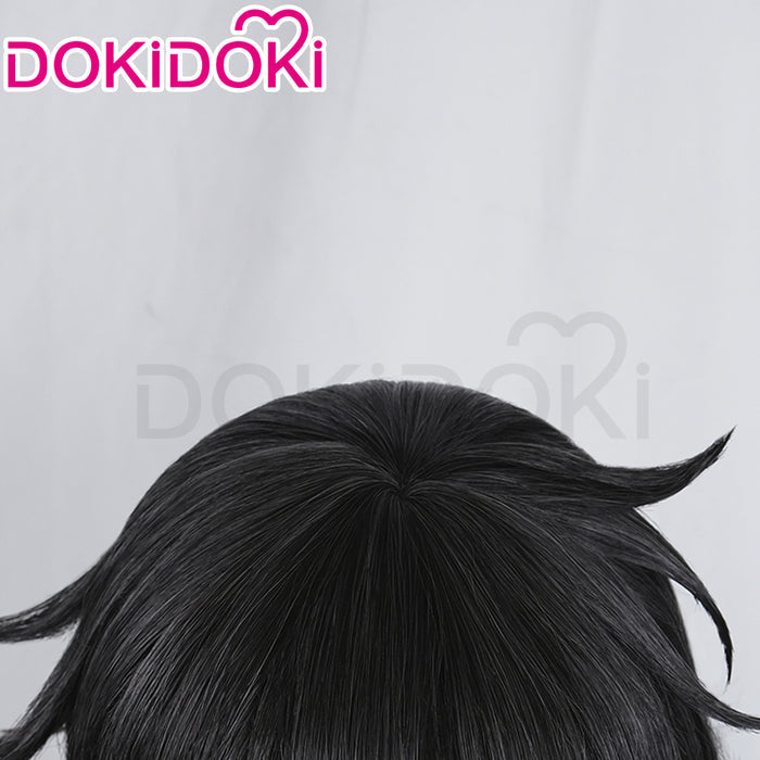 【Ready For Ship】DokiDoki Anime Cosplay Wig Short Black Hair/ Hat