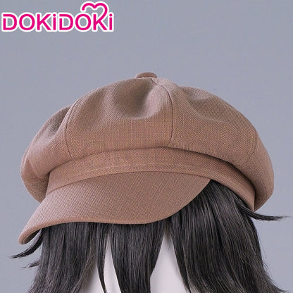 【Ready For Ship】DokiDoki Anime Cosplay Wig Short Black Hair/ Hat
