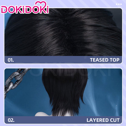 【Ready For Ship】DokiDoki Anime Cosplay Wig Short Black Hair