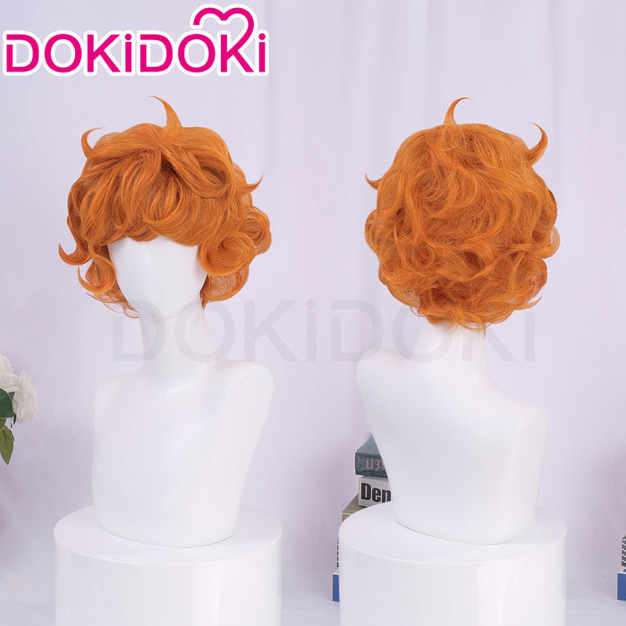 【Ready For Ship】DokiDoki Anime Cosplay Wig Short Curly Orange Hair