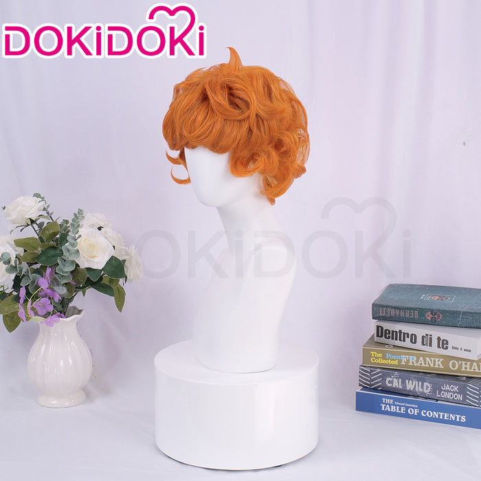 【Ready For Ship】DokiDoki Anime Cosplay Wig Short Curly Orange Hair