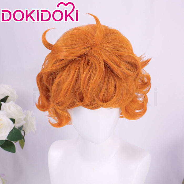 【Ready For Ship】DokiDoki Anime Cosplay Wig Short Curly Orange Hair