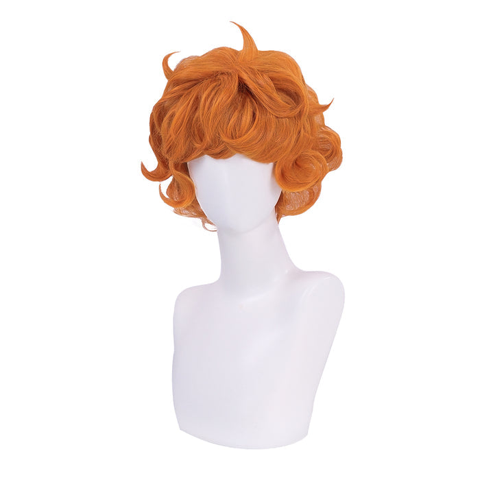 【Ready For Ship】DokiDoki Anime Cosplay Wig Short Curly Orange Hair