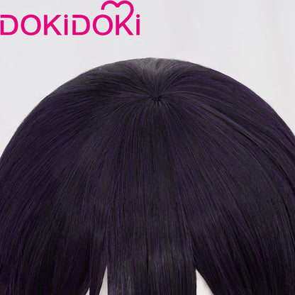 【Ready For Ship】DokiDoki Anime Cosplay  Wig Short Deep Purple Green Hair