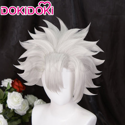 【Ready For Ship】DokiDoki Anime Cosplay Wig Short Silver Grey Hair