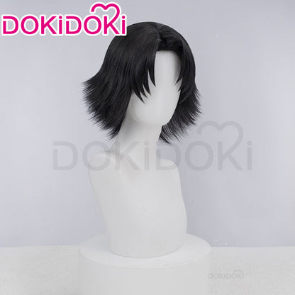 【Ready For Ship】DokiDoki Anime Cosplay Wig Short Straight Black Hair