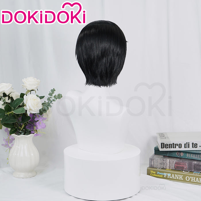 【Ready For Ship】DokiDoki Anime Cosplay Wig Short Straight Black Hair