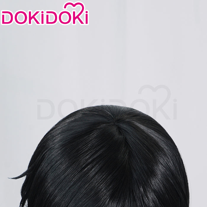 【Ready For Ship】DokiDoki Anime Cosplay Wig Short Straight Black Hair