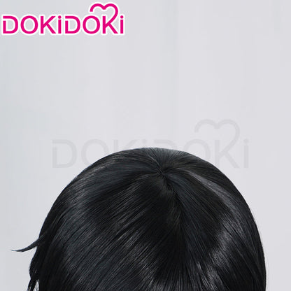 【Ready For Ship】DokiDoki Anime Cosplay Wig Short Straight Black Hair