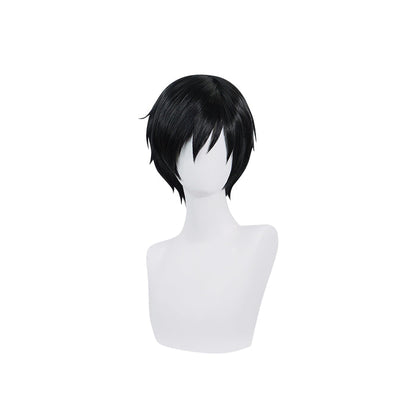 【Ready For Ship】DokiDoki Anime Cosplay Wig Short Straight Black Hair