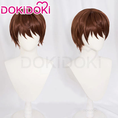 【Ready For Ship】DokiDoki Anime Cosplay Wig Short Straight Brown Hair