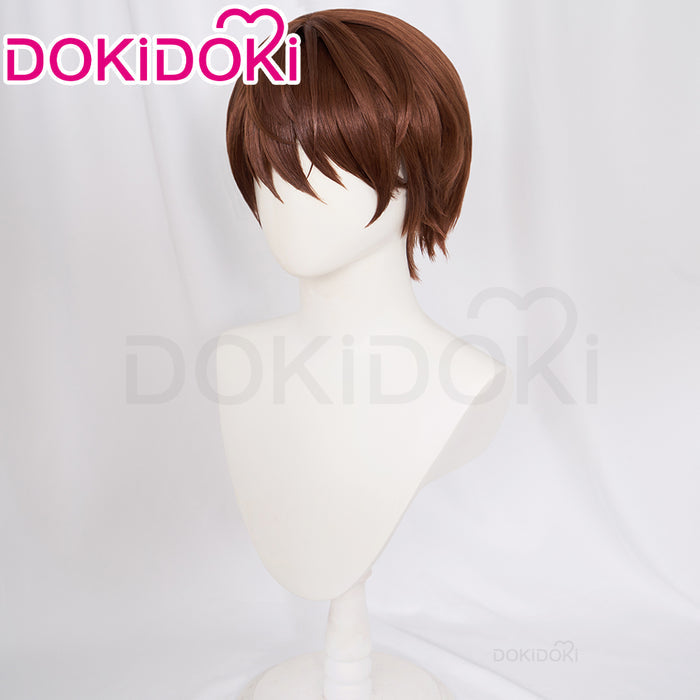 【Ready For Ship】DokiDoki Anime Cosplay Wig Short Straight Brown Hair