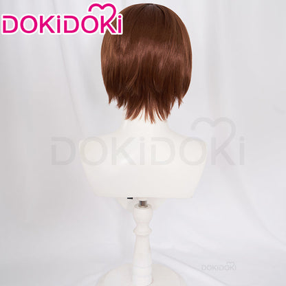 【Ready For Ship】DokiDoki Anime Cosplay Wig Short Straight Brown Hair