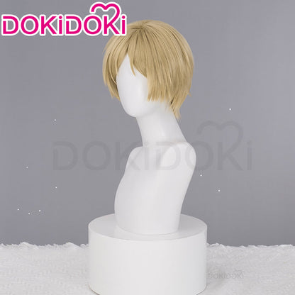 【Ready For Ship】DokiDoki Anime Cosplay Wig Short Straight Golden Hair Men