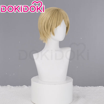 【Ready For Ship】DokiDoki Anime Cosplay Wig Short Straight Golden Hair Men