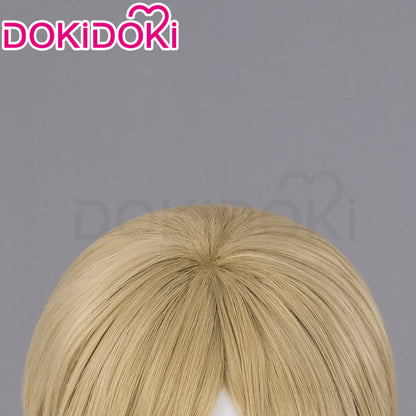 【Ready For Ship】DokiDoki Anime Cosplay Wig Short Straight Golden Hair Men