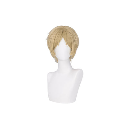【Ready For Ship】DokiDoki Anime Cosplay Wig Short Straight Golden Hair Men