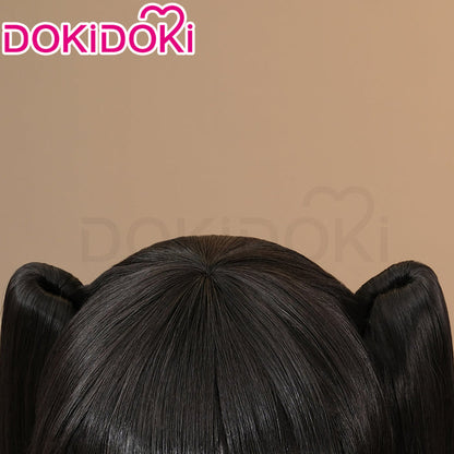 【Ready For Ship】DokiDoki Anime DATE A LIVE Cosplay Tokisaki Kurumi Wig Long Straight Black Hair