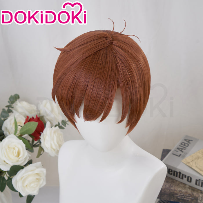 【Ready For Ship】DokiDoki Anime Delicious in Dungeon Cosplay Chilchuck Wig Short Brown Wig Dungeon Meshi