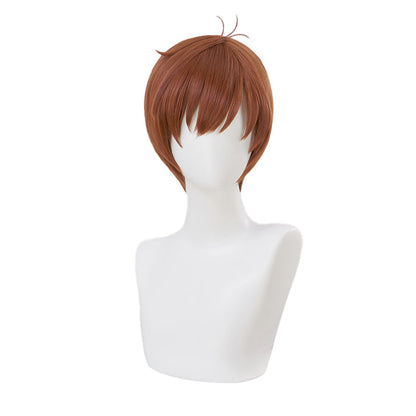 【Ready For Ship】DokiDoki Anime Delicious in Dungeon Cosplay Chilchuck Wig Short Brown Wig Dungeon Meshi
