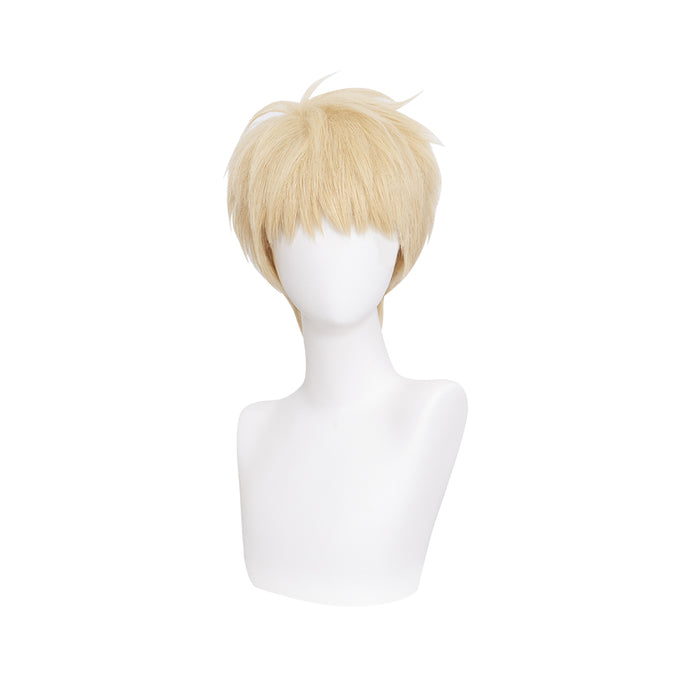 【Ready For Ship】DokiDoki Anime Delicious in Dungeon Cosplay Laios Touden Wig Short Yellow Wig Dungeon Meshi