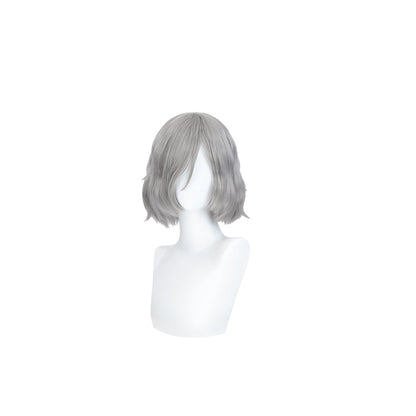 【Ready For Ship】DokiDoki Anime Delicious in Dungeon Cosplay Mithrun Wig Short Curly Silver Wig Dungeon Meshi
