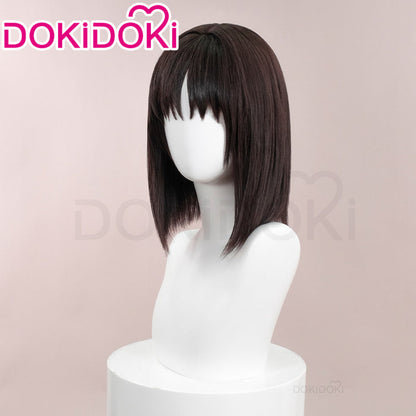 【Ready For Ship】DokiDoki Anime Fate/strange Fake Cosplay Ayaka Sajyou Wig Short Straight Brown Hair